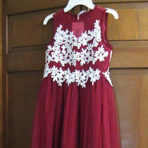 JJ's House Girls Long Junior Bridesmaid Flower Girl Dress 10